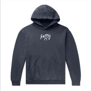SORRY IN ADVANCE CRYSTAL LOGO HOODIE